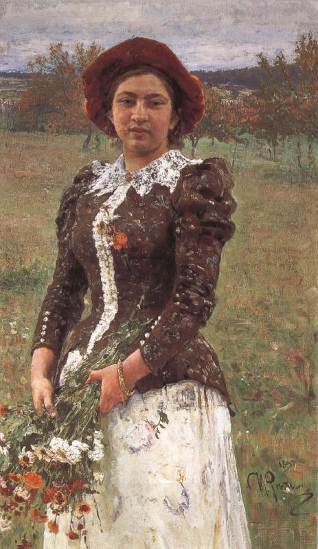 Ilya Repin Autumn oil painting picture